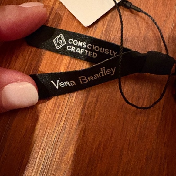 Vera Bradley Travel Pill Case Perennials Noir NWT - Picture 3 of 8